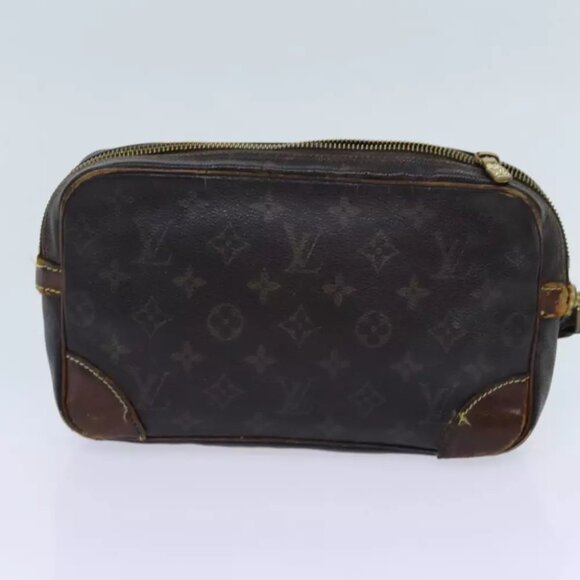 LOUIS VUITTON Monogram Clutch Bag 2Set LV Auth - Picture 7 of 7